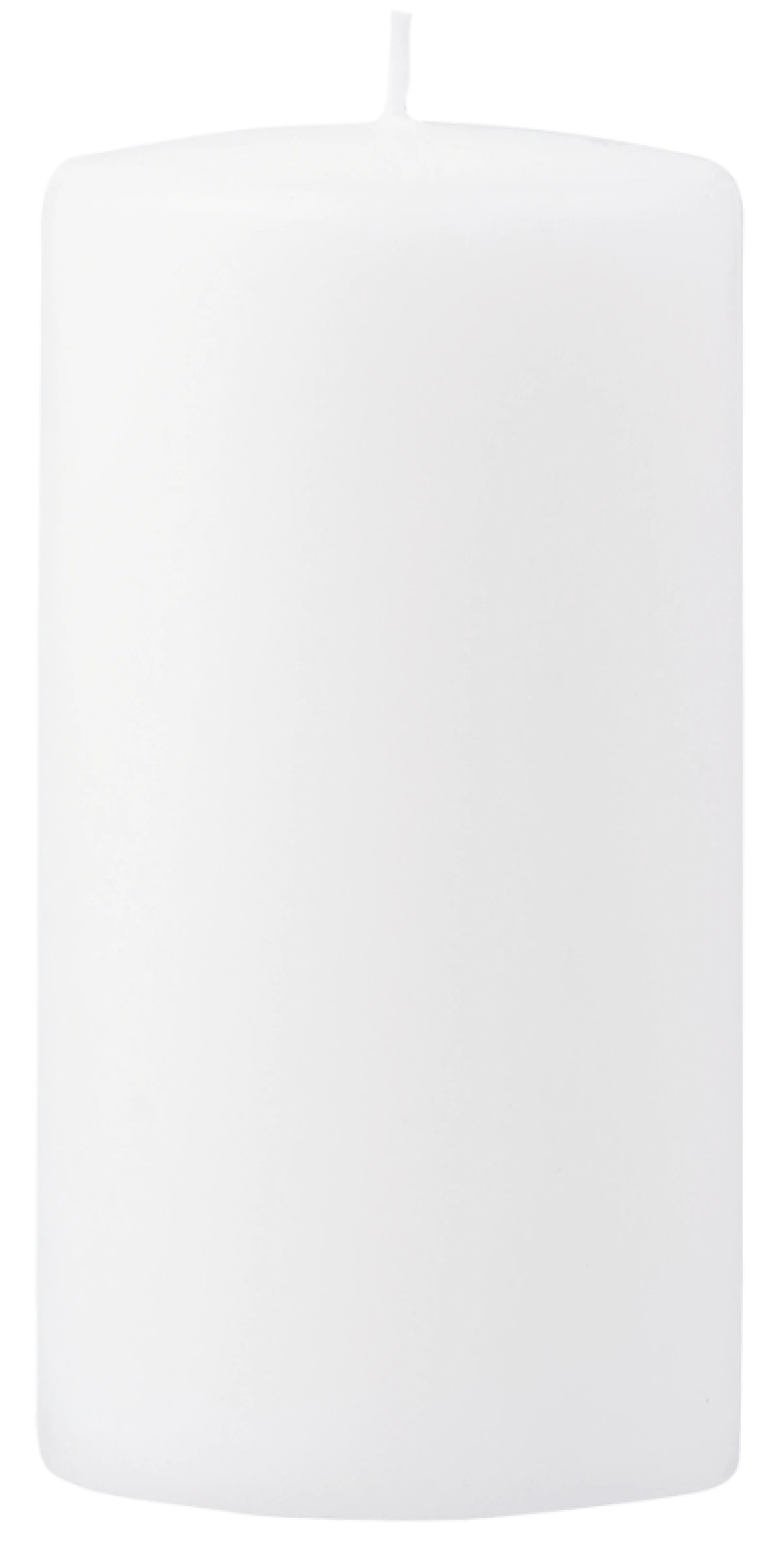 Bloklys Hvid Ø7,8x15 cm