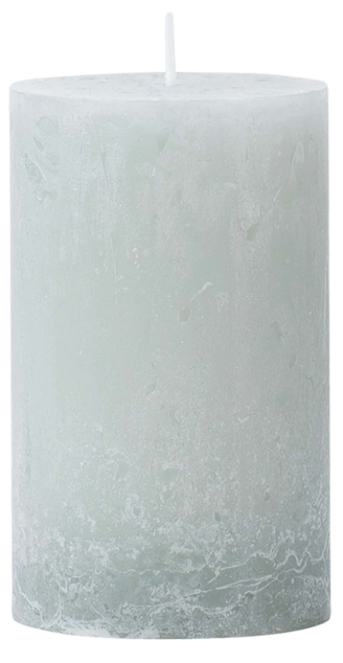 Bloklys Ø6x10 cm Rustik Grøn