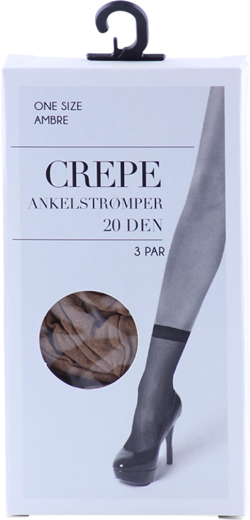 Crepe ankelstrømper