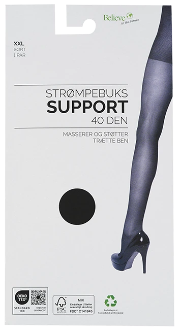 Strømpebuks Sort