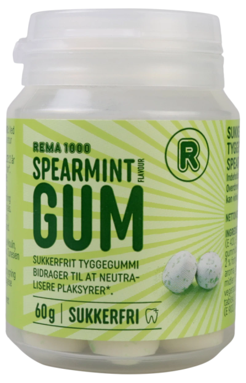 Spearmint gum