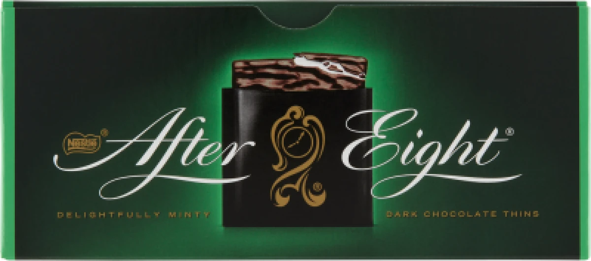 Fyldt chokolade m. pebermynte, After Eight