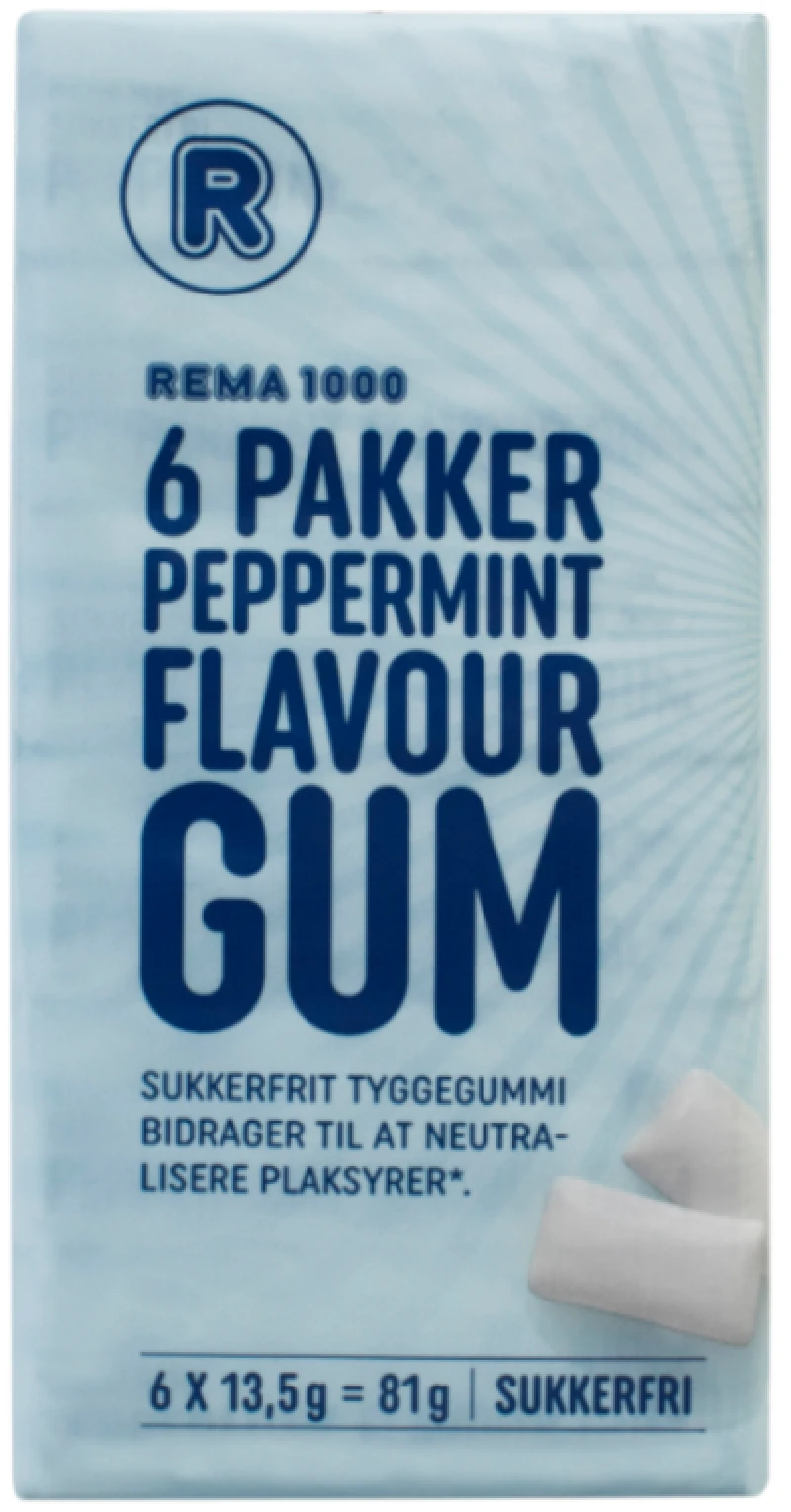 Peppermint gum