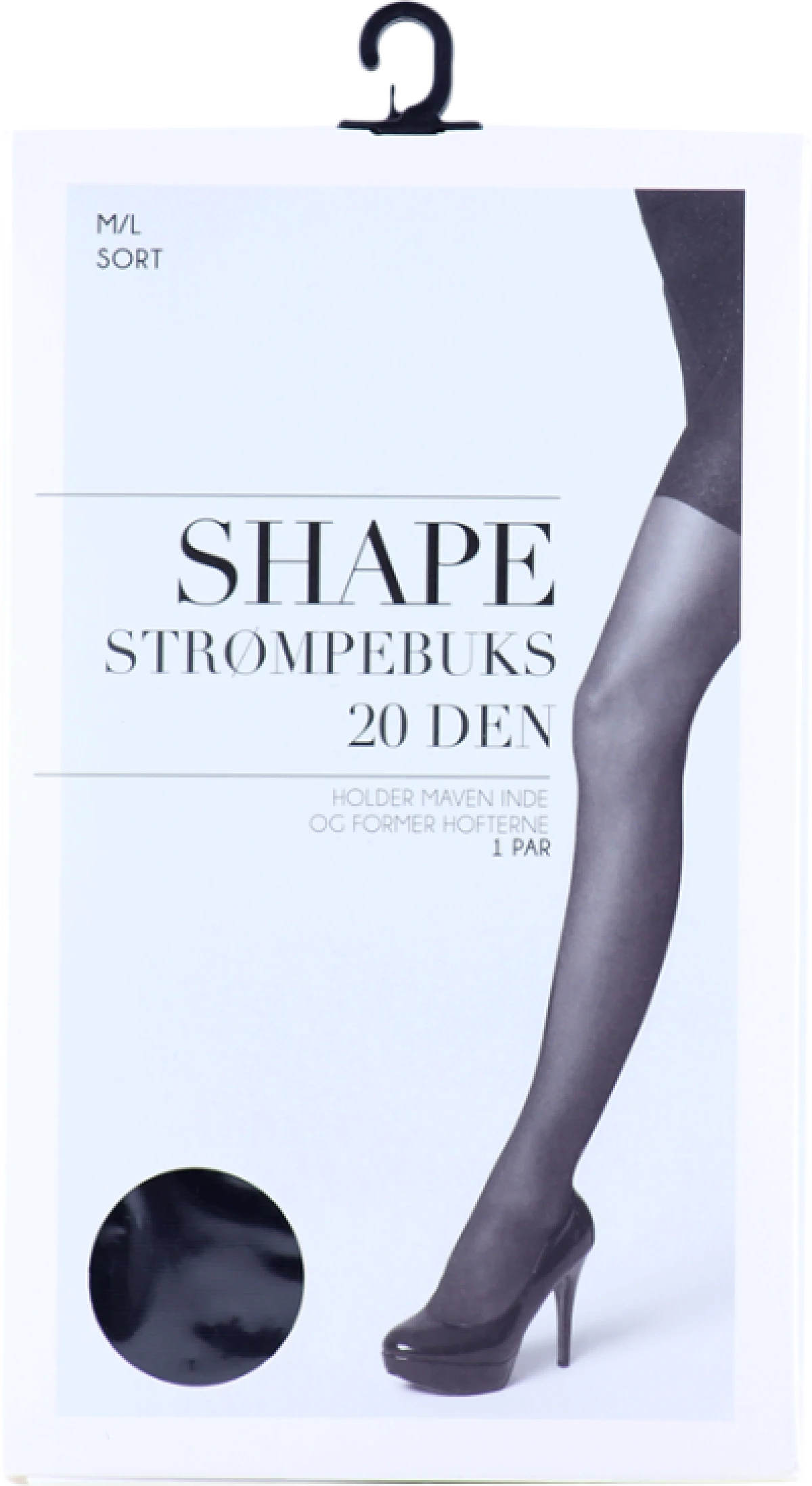 Shape Strømpebuks M/L Sort 1 par