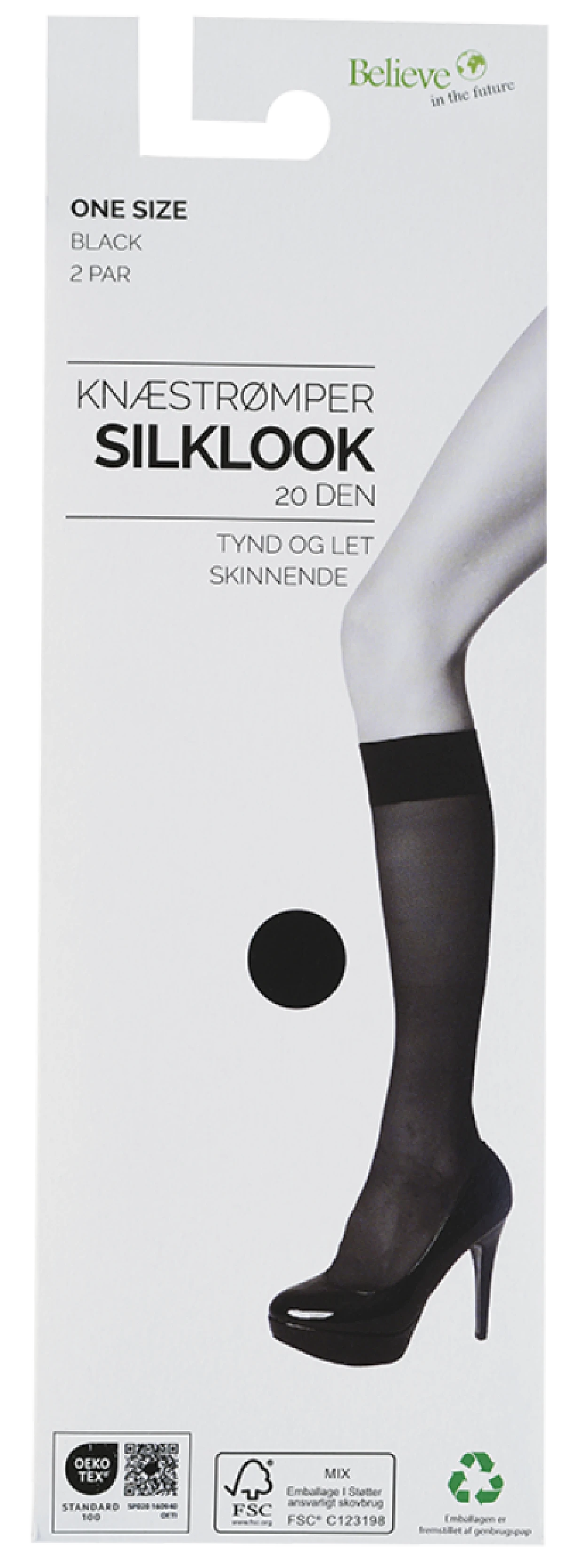 Silklook Knæstrømper 2 par