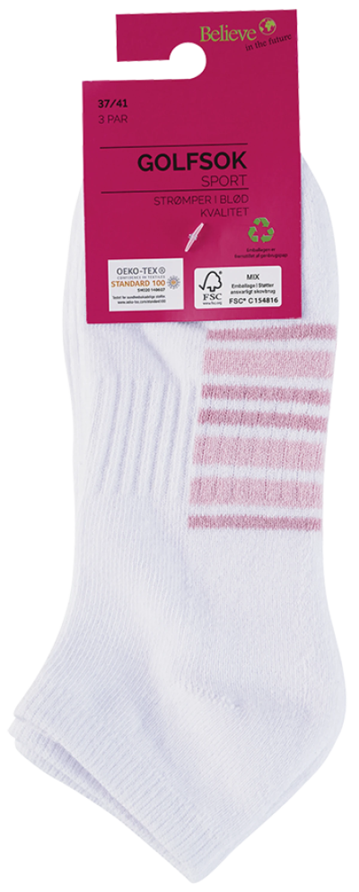 Sport Golfsok Str. 37-41 3 par