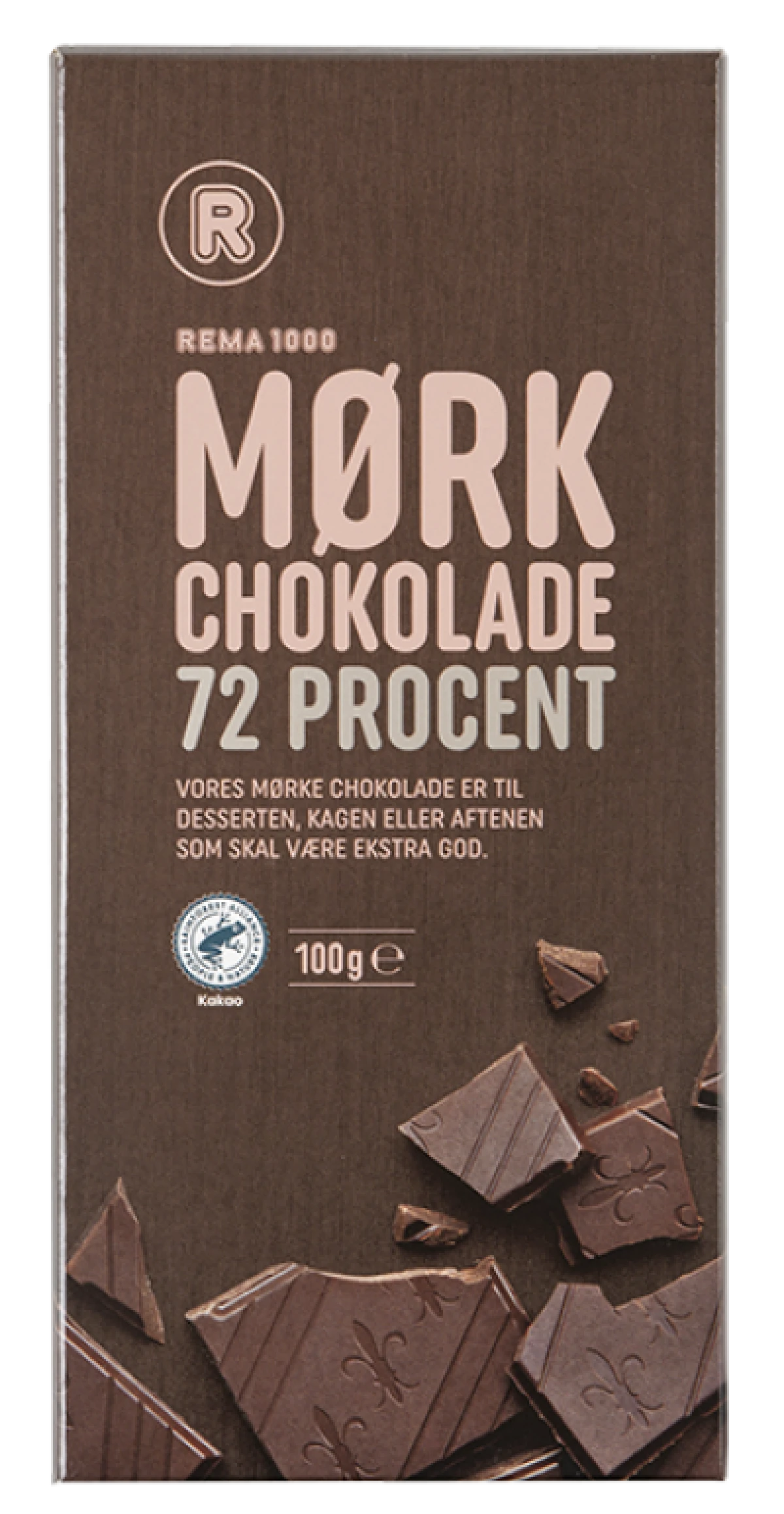 Rema 1000 Mørk Chokolade 72%