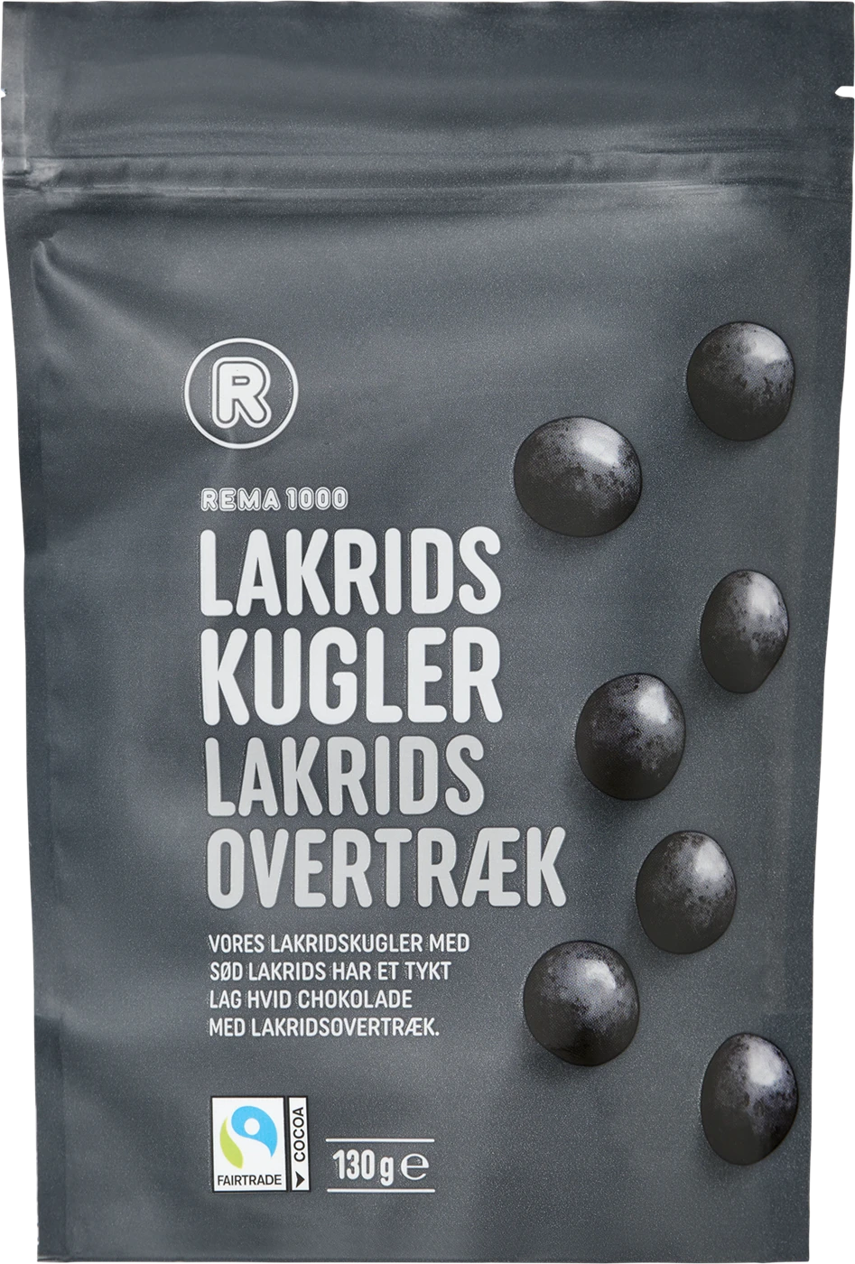 Rema 1000 Lakridskugler Lakridsovertræk