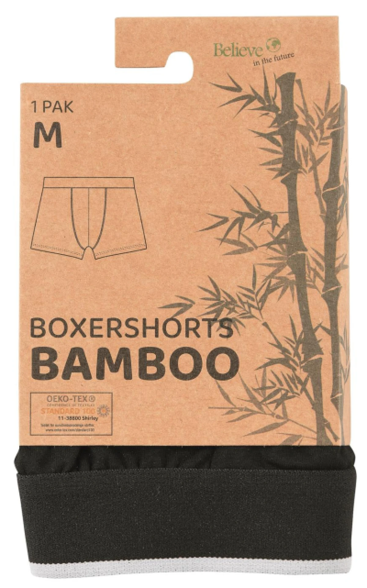 Boxer Str. S Viskose Bambus