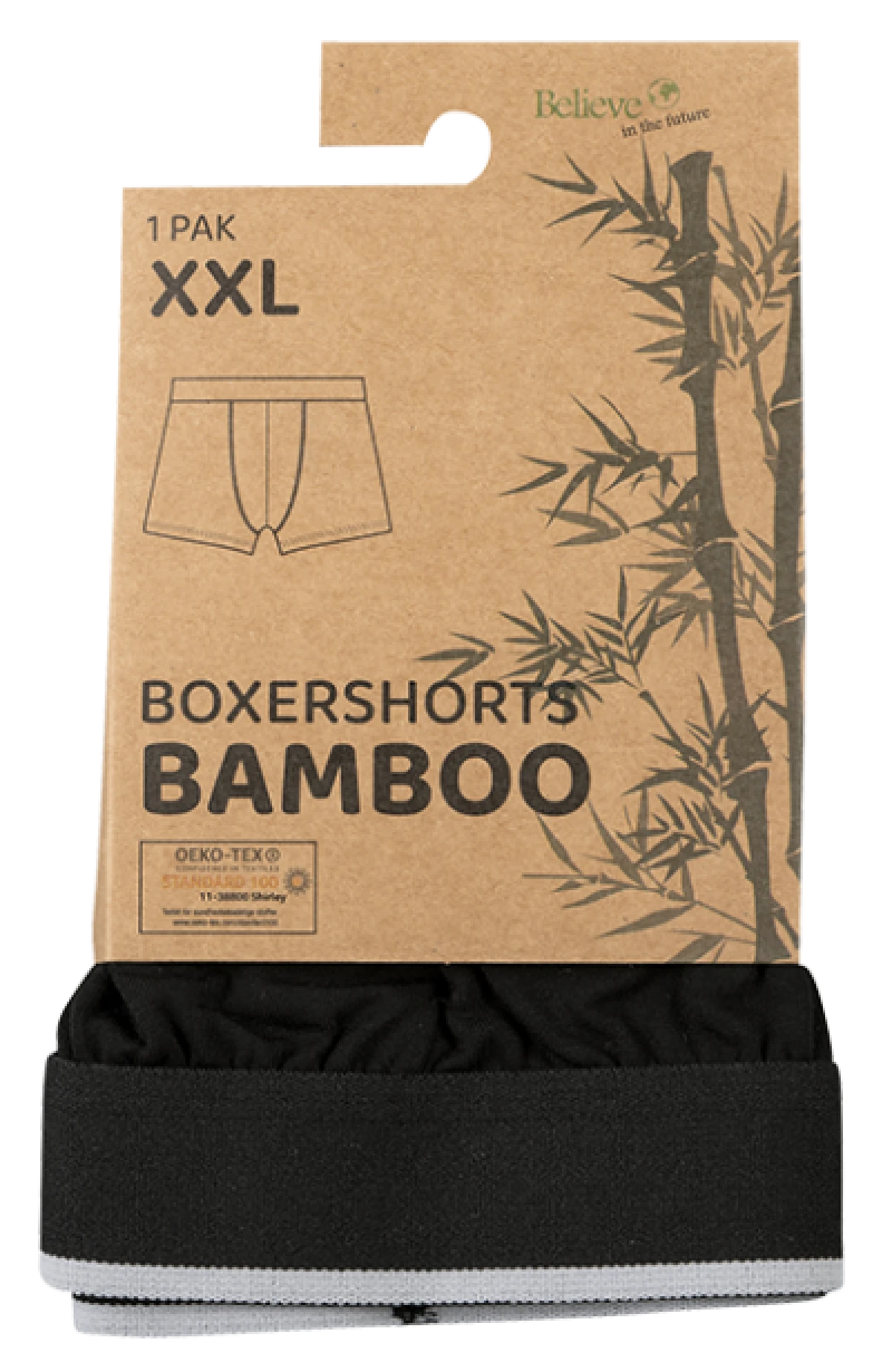 Boxer Strømper Viskose Bambus XXL 1 par