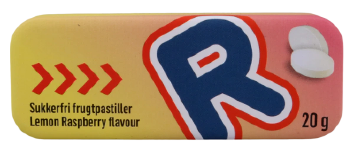 Frugtpastiller Citron Hindbær