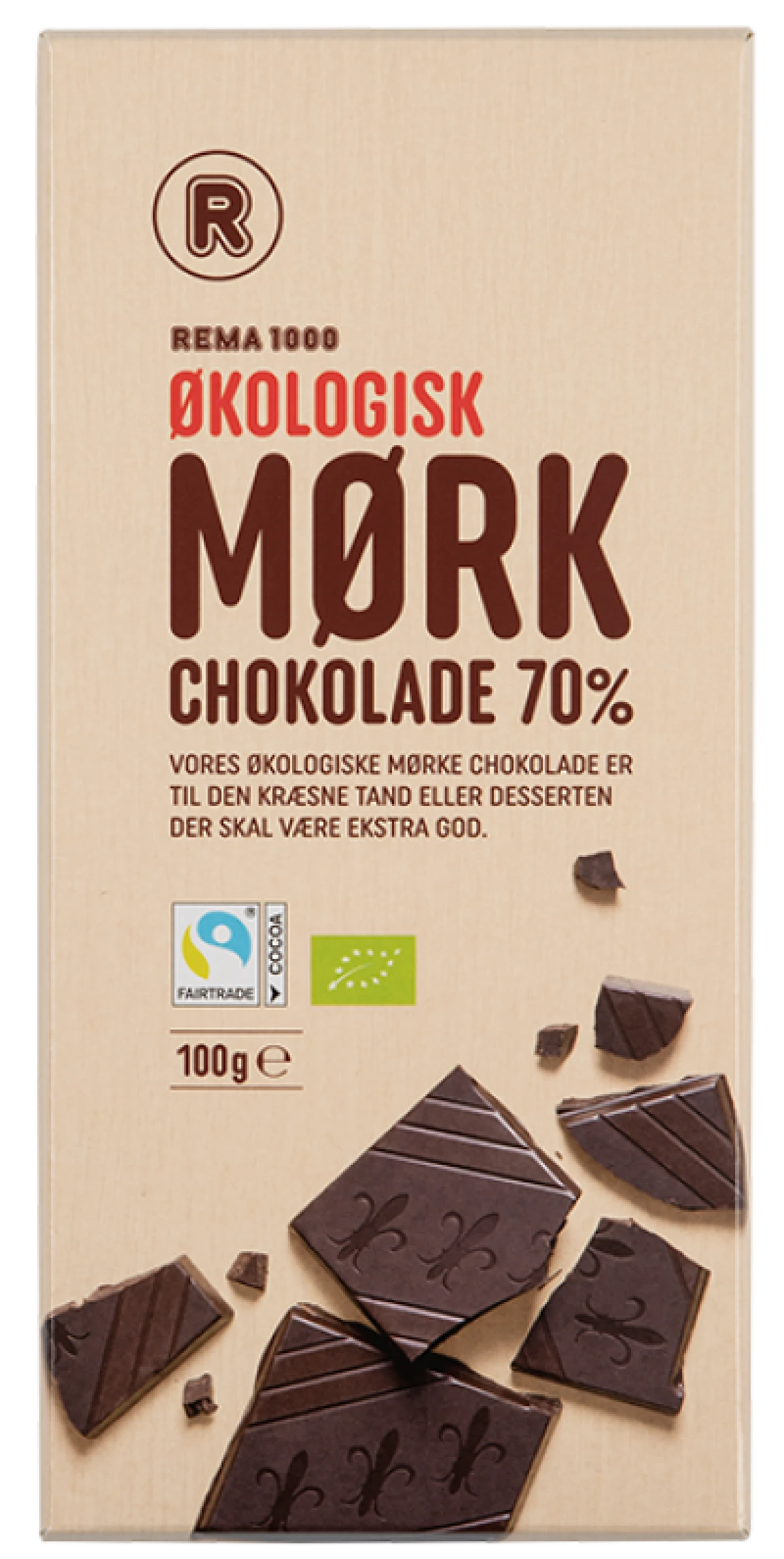 MØRK CHOKOLADE 70%