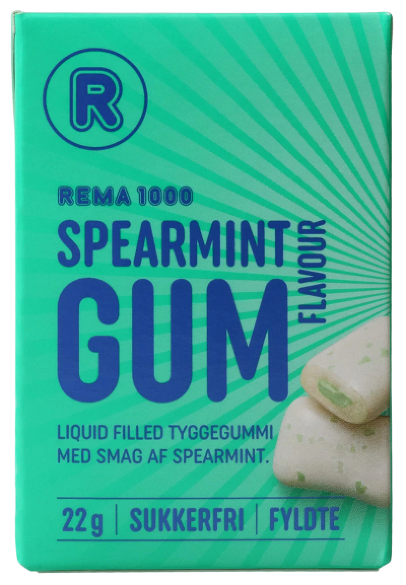 Spearmint gum