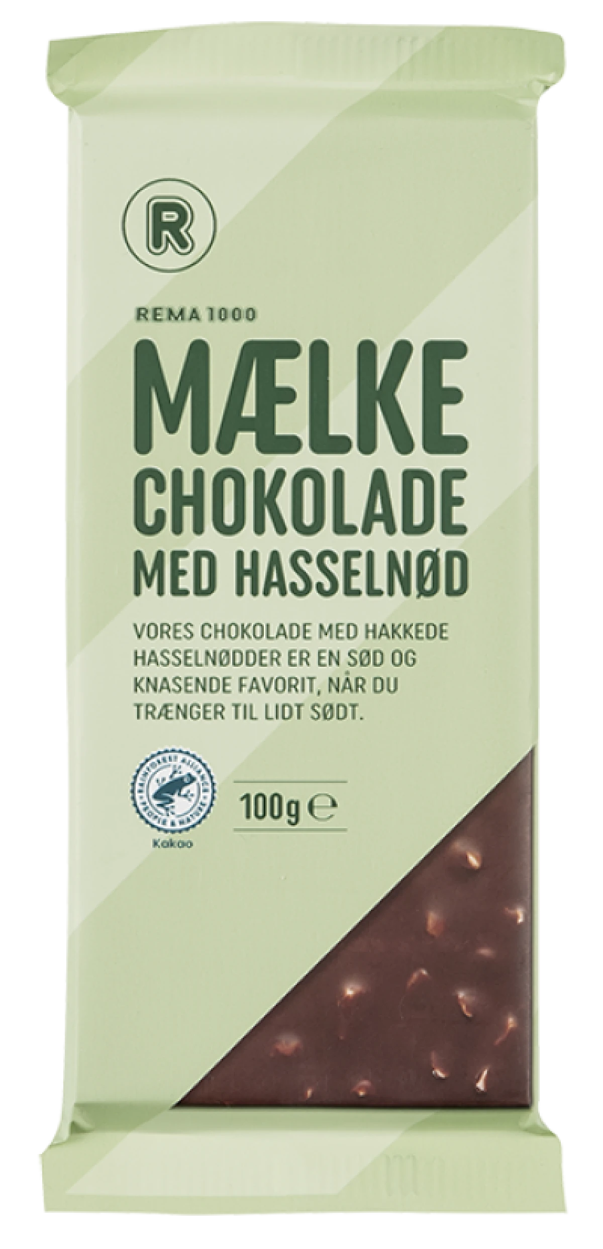 Rema 1000 Mælkechokolade med Hasselnød