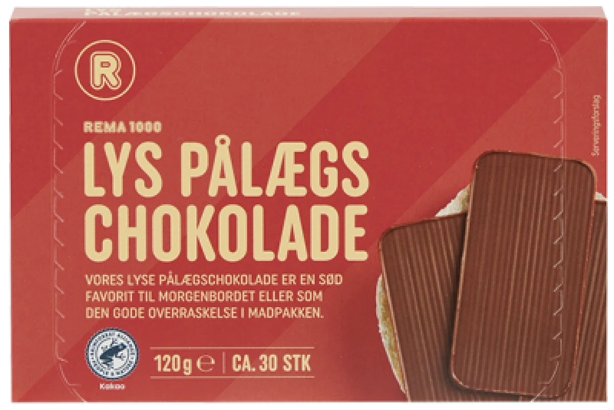 Rema 1000 Pålægschokolade Lys