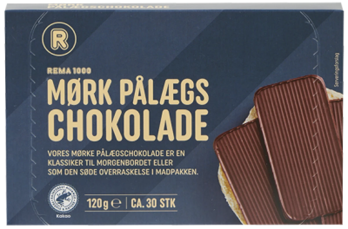 Rema 1000 Pålægschokolade Mørk