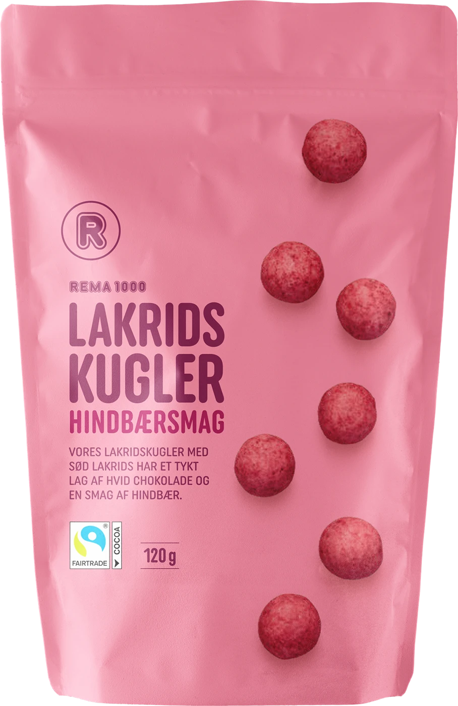 Rema 1000 Lakridskugler Hindbær