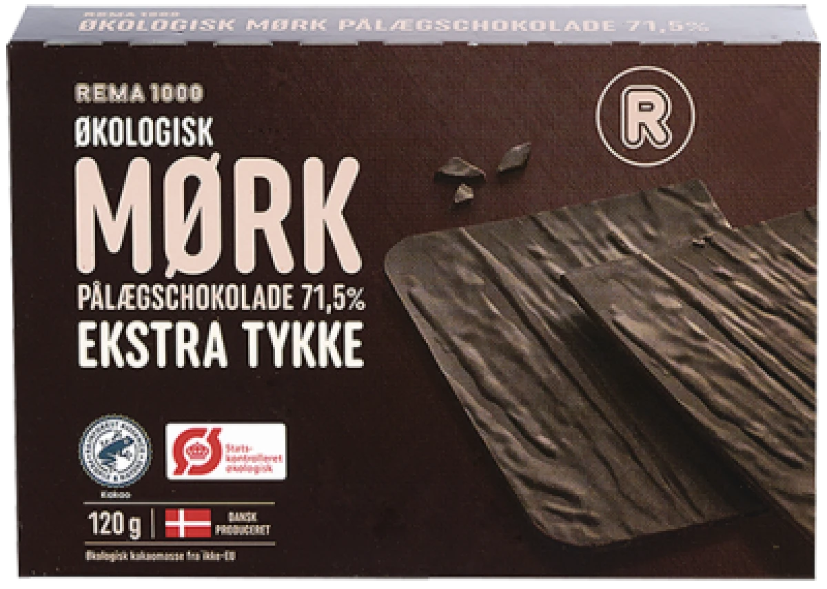 Rema 1000 Pålægschokolade Mørk
