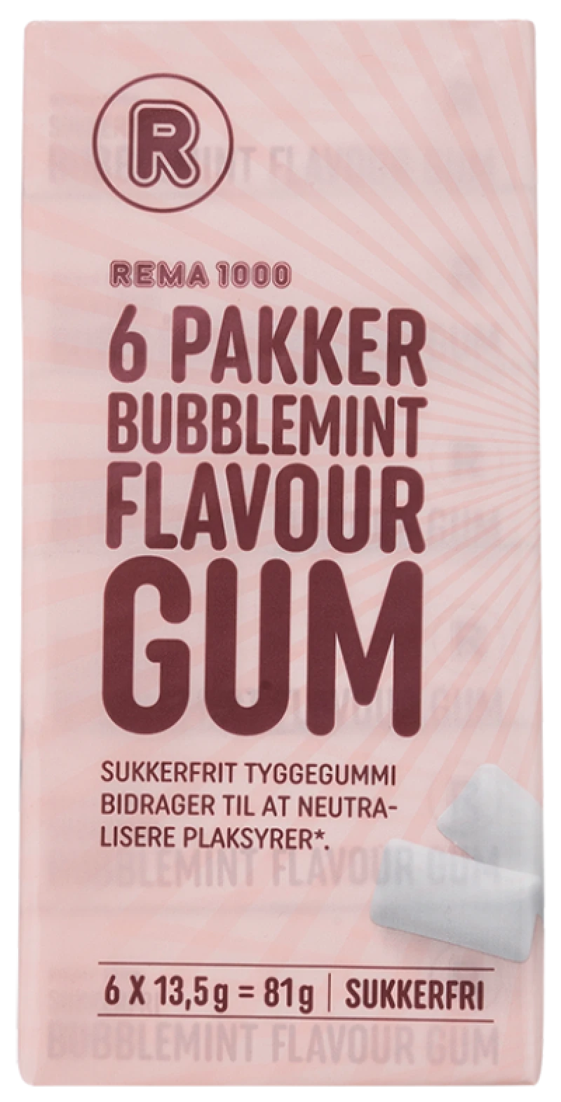 Bubblemint gum