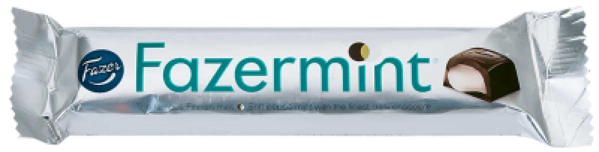 Fazer, Mørk chokolade m. mintfyld