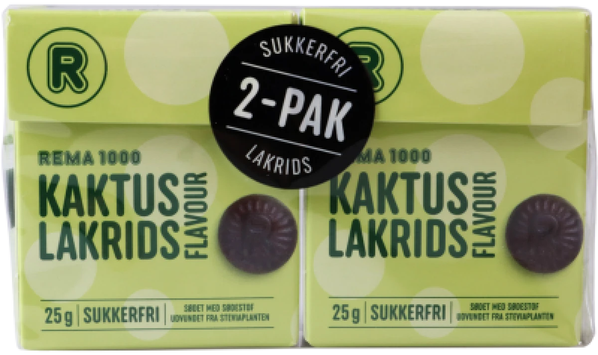 Kaktus Flavour Lakrids 2-pak