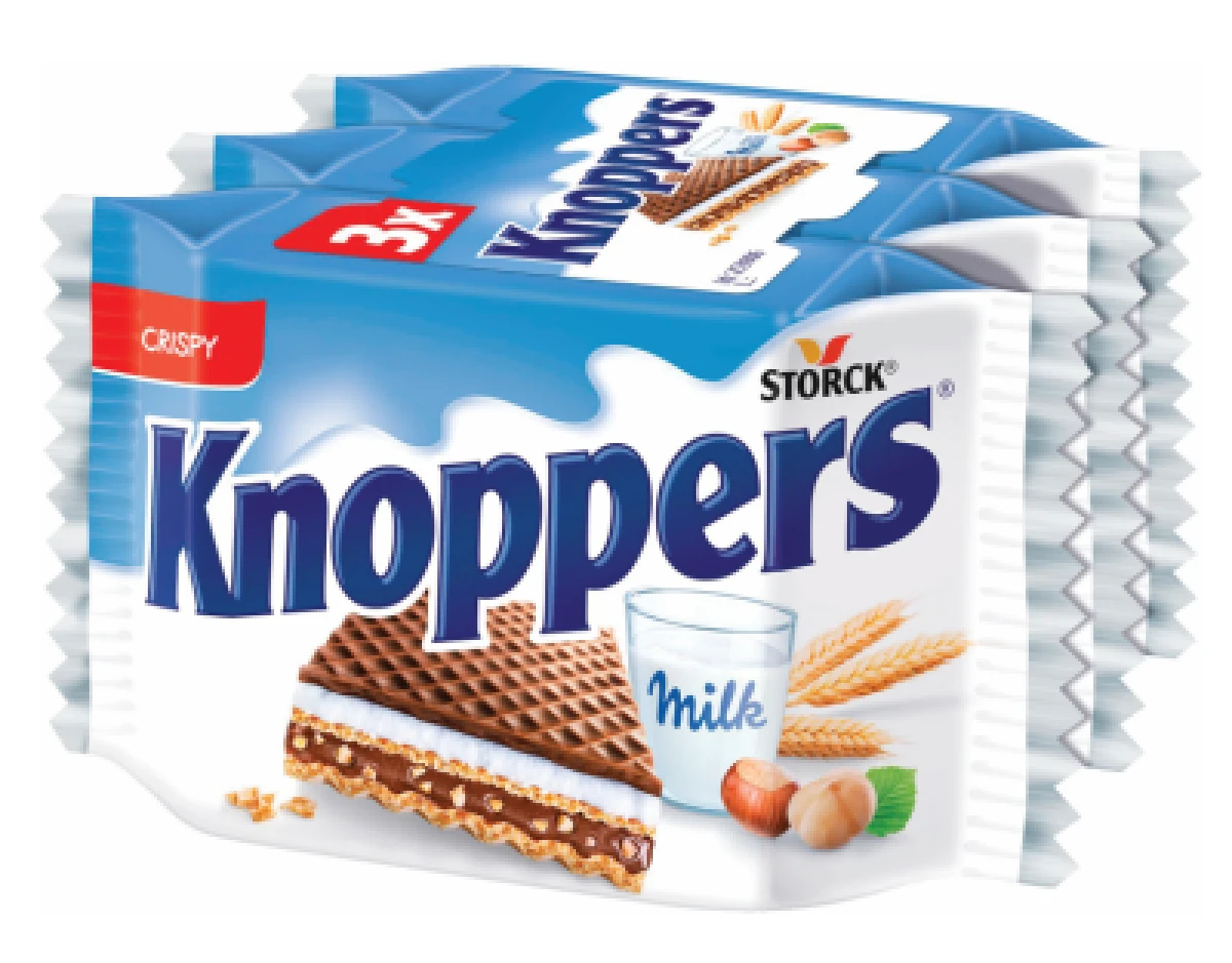 3X KNOPPERS, 75 GR. / STORCK