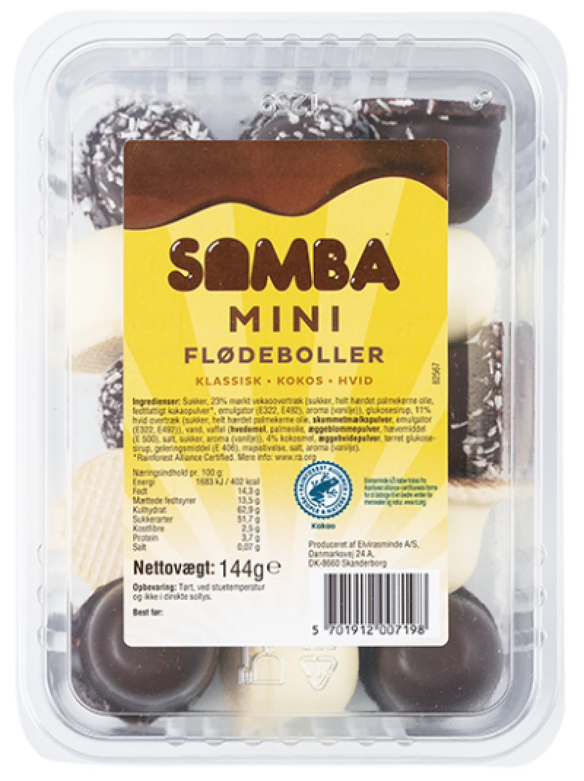 Samba Mini Flødeboller 144 g