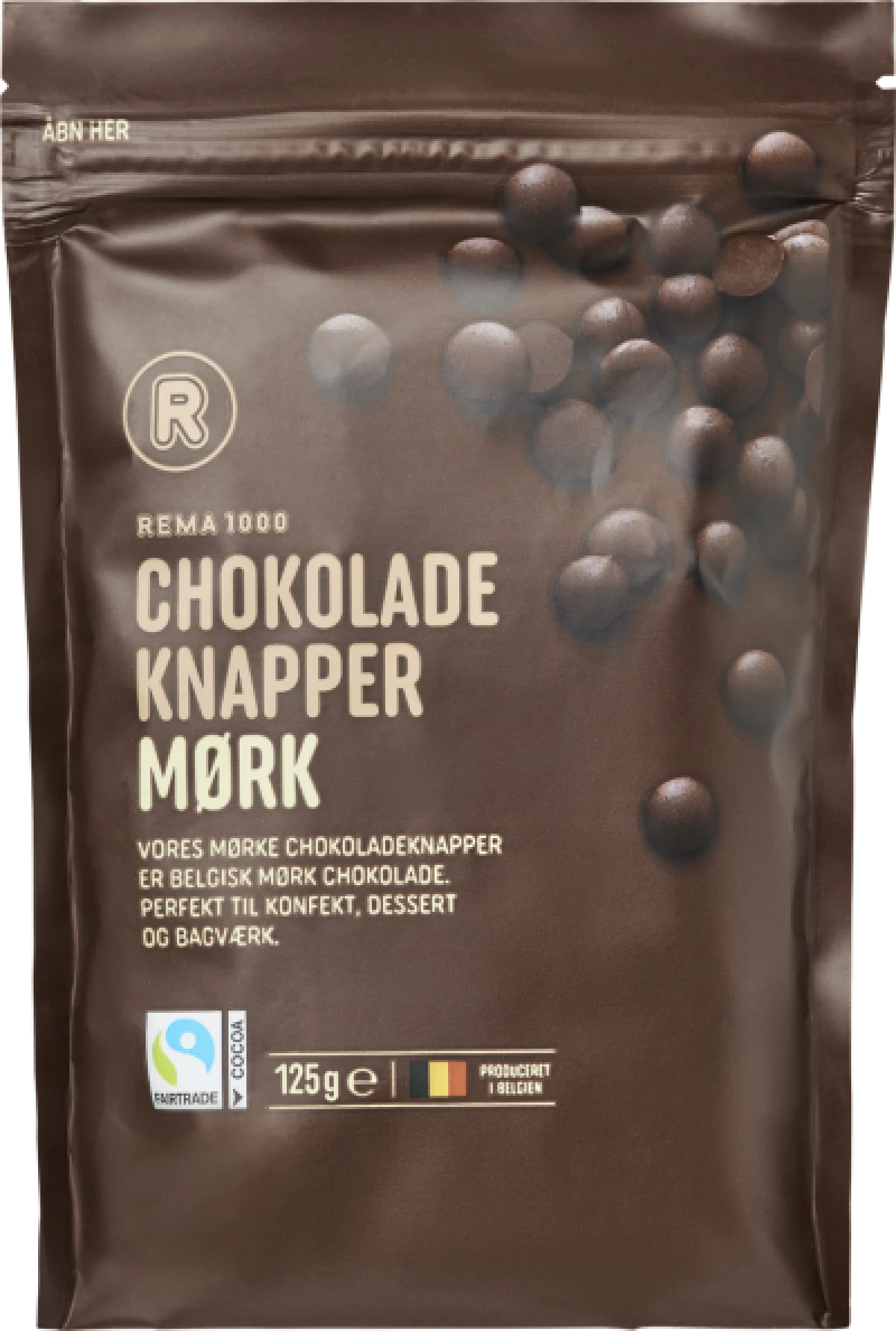 Rema 1000 Chokoladeknapper Mørk