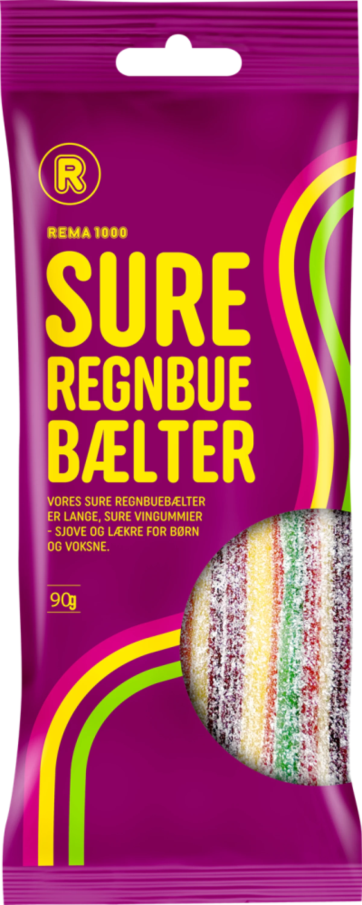 Rema 1000 Regnbuebælter