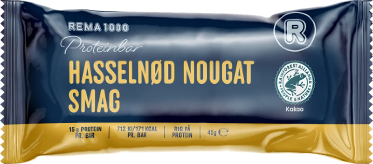 Rema 1000 Proteinbar Nougat