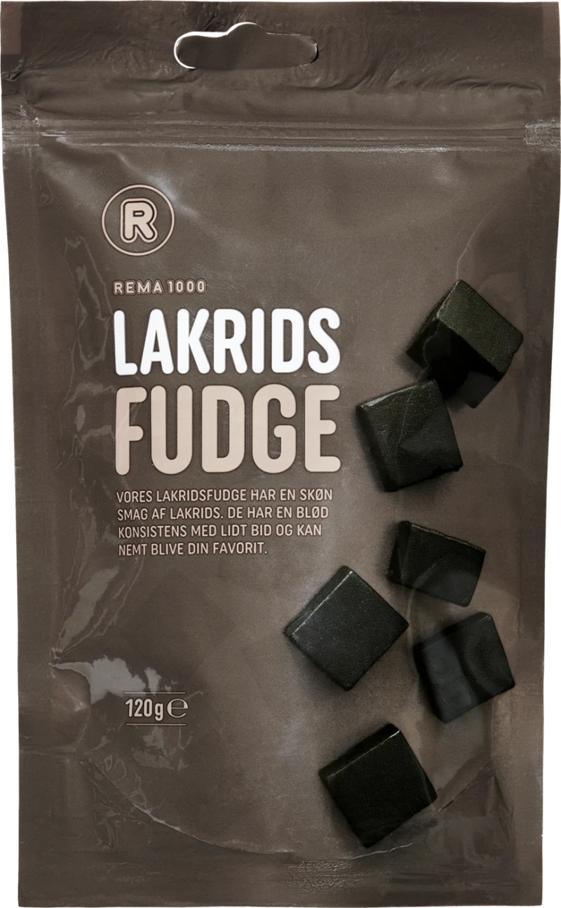 REMA 1000 Lakrids fudge
