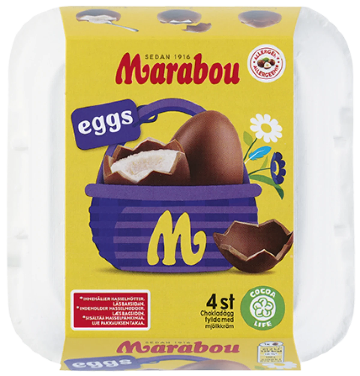 Påskeæg m. chokolade, Marabou