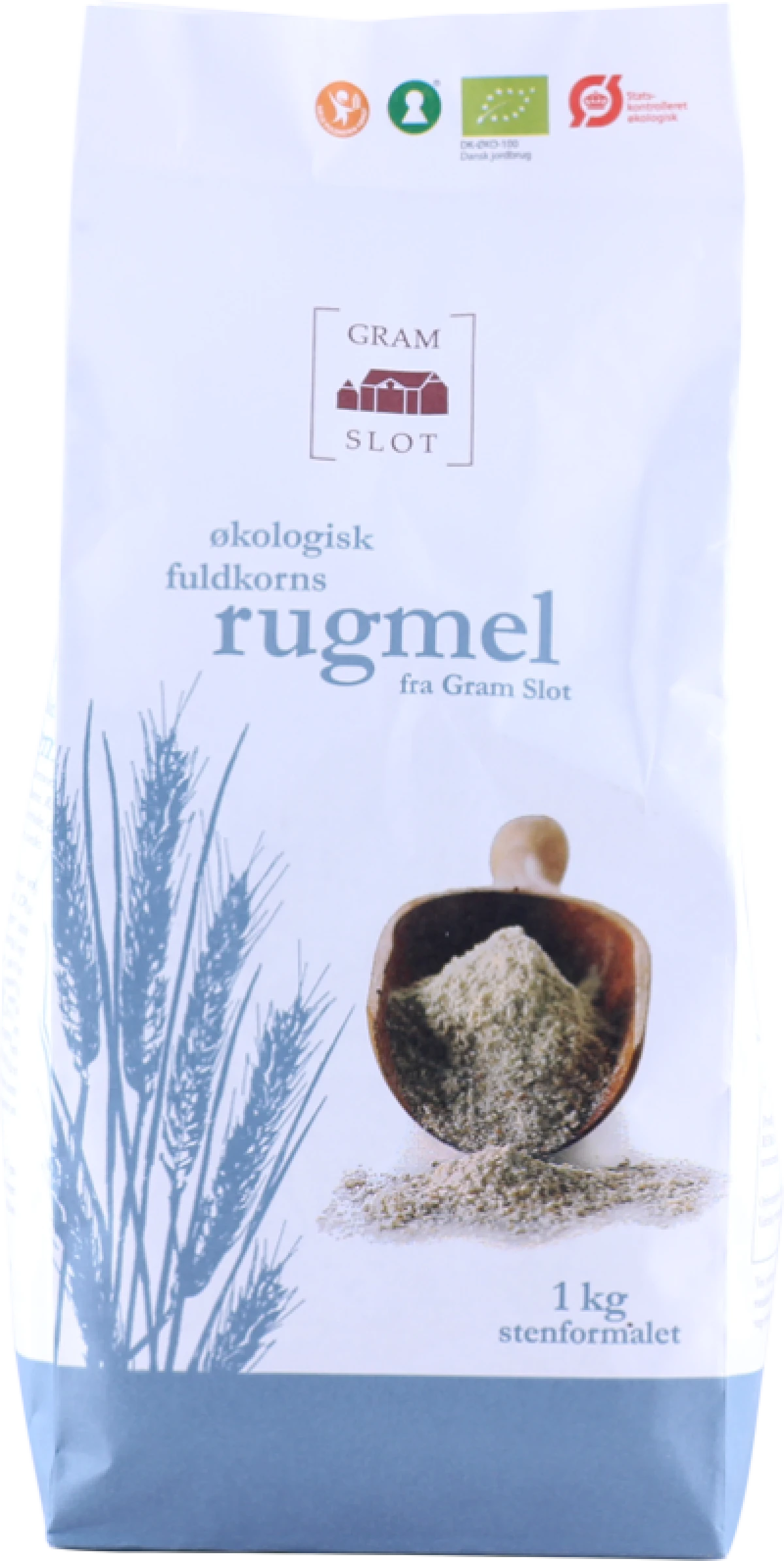 Gram Slot Fuldkorns Rugmel 1 kg