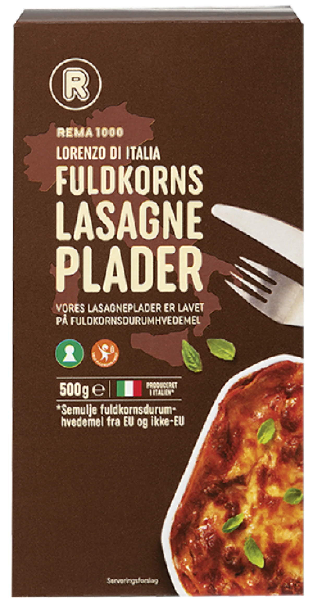 REMA 1000 Fuldkornslasagneplade