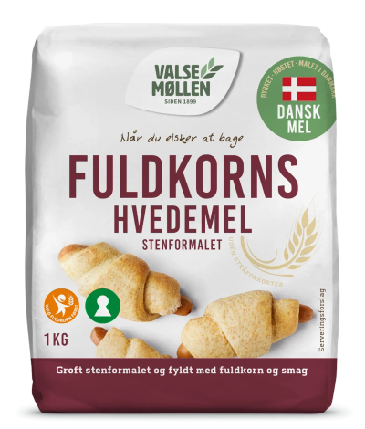 Valsemøllen, Fuldkornshvedemel