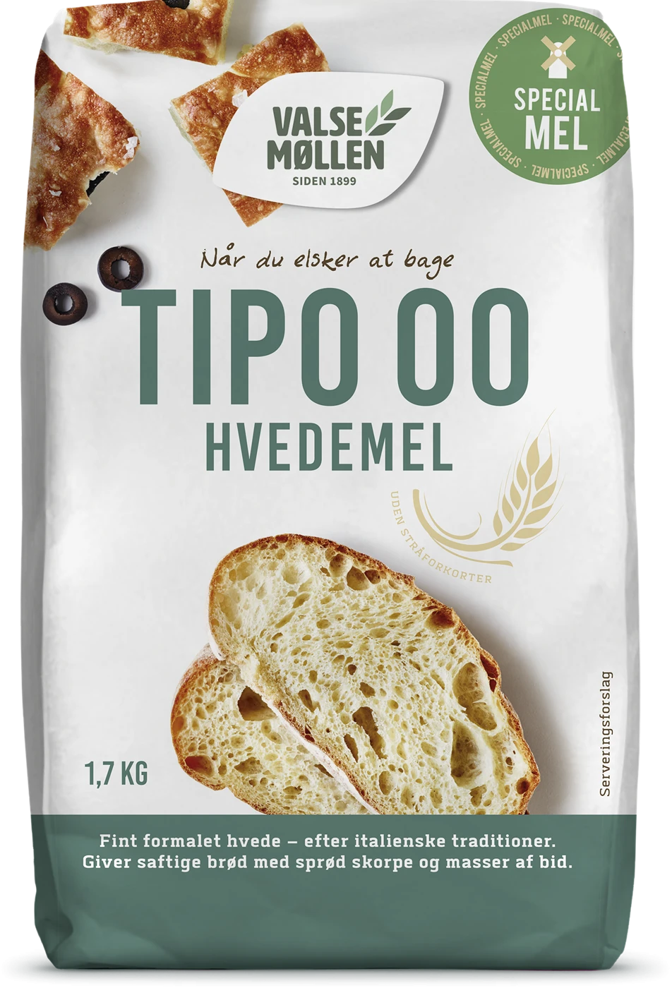 TIPO00 HVEDEMEL – produktbillede