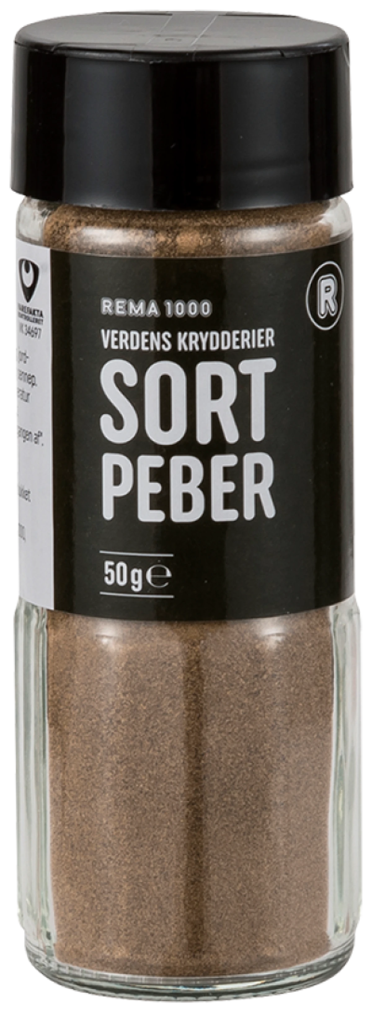 Sort Peber