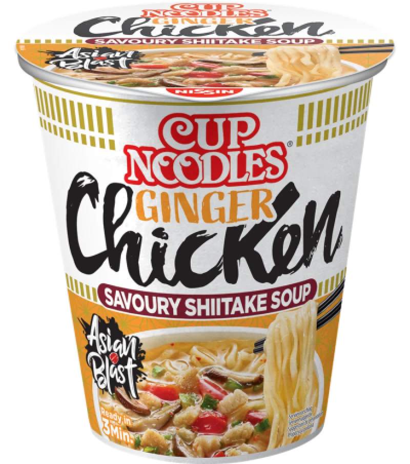 Cup noodles ginger chicken