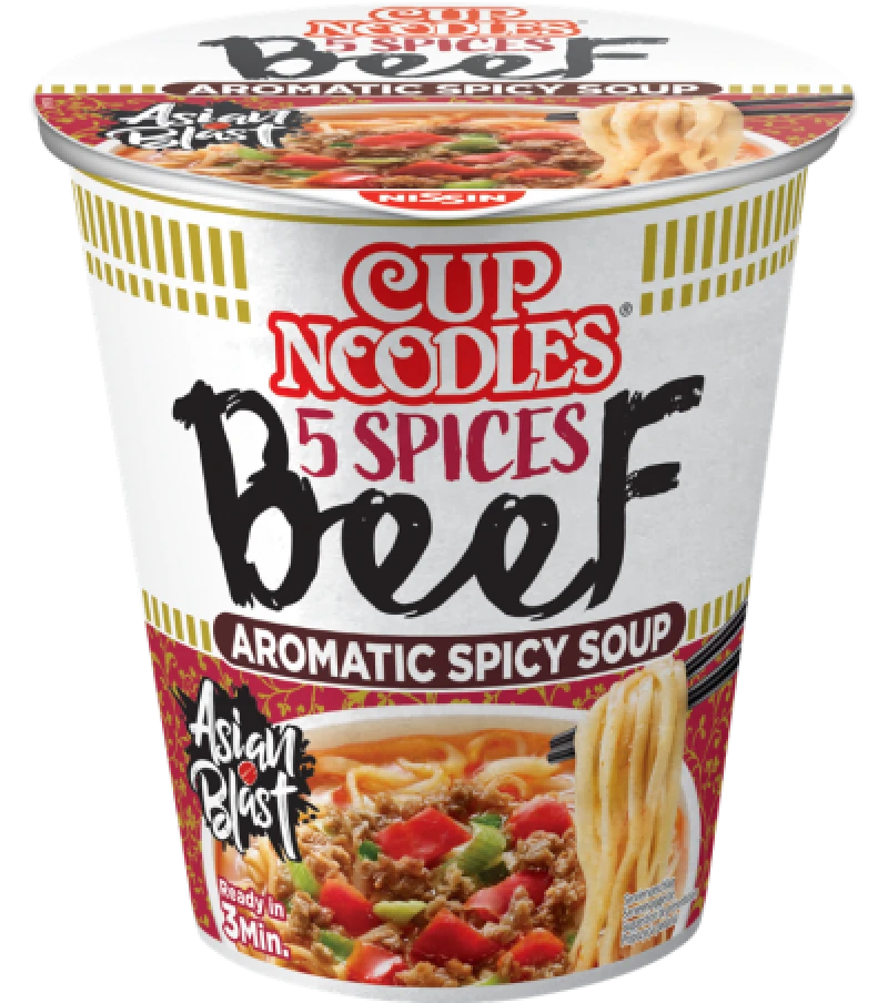 Cup noodles 5 spices beef