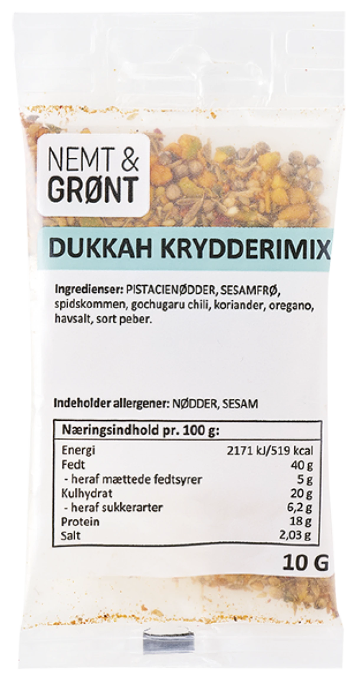 Nemt & Grønt Dukkah Krydderimix