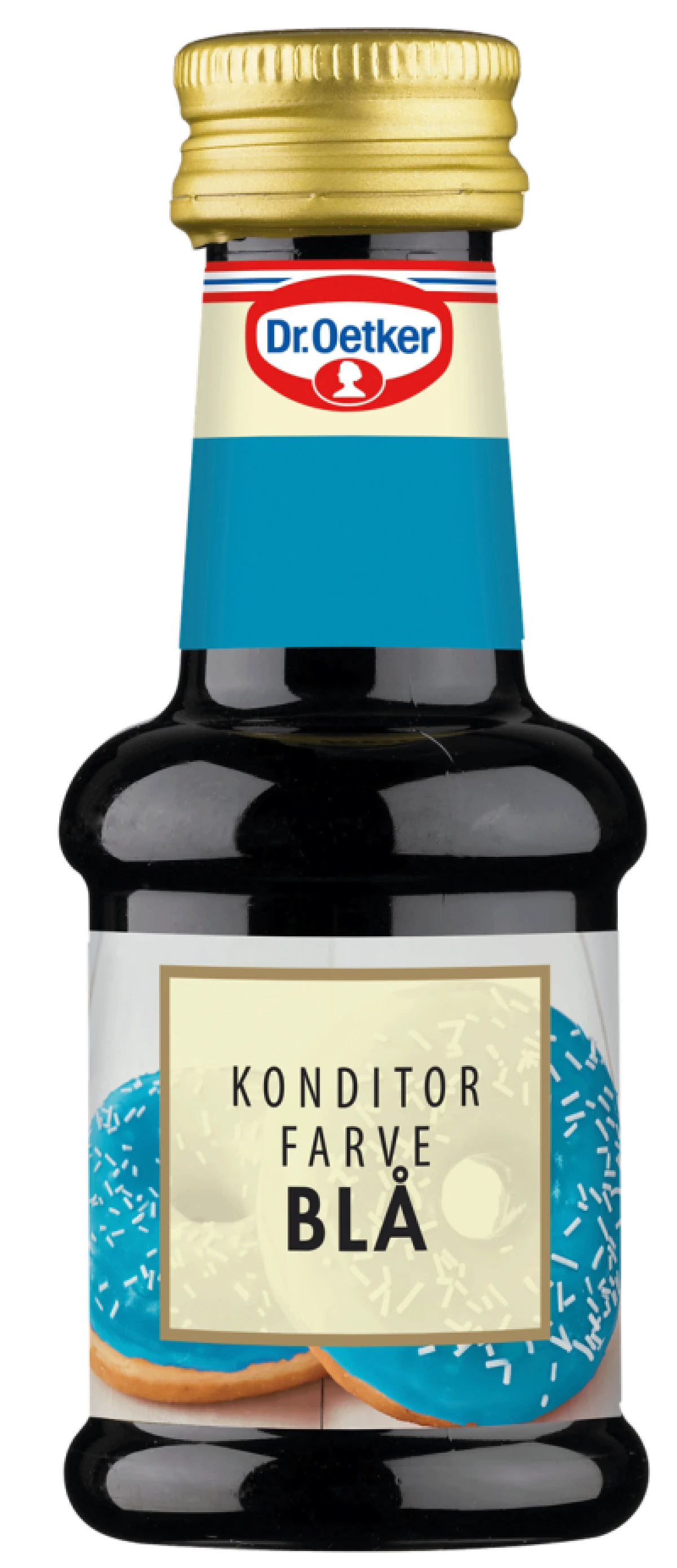Dr. Oetker, Blå konditorfarve