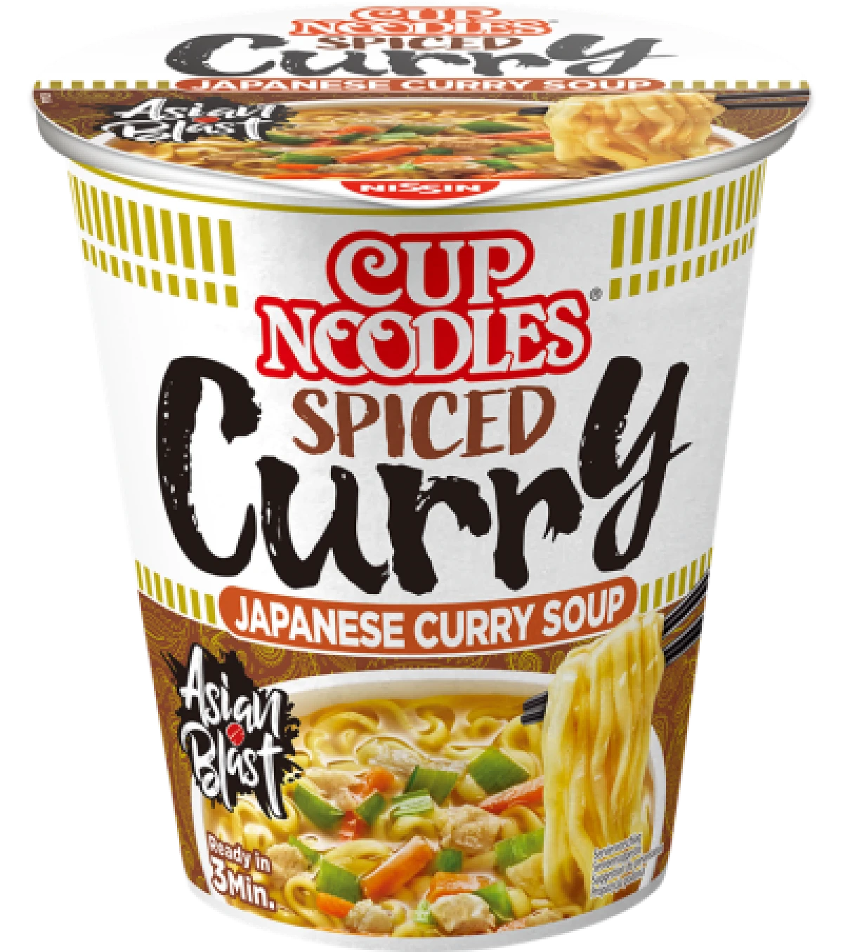 CUP NOODLES SPICED CURRY – produktbillede